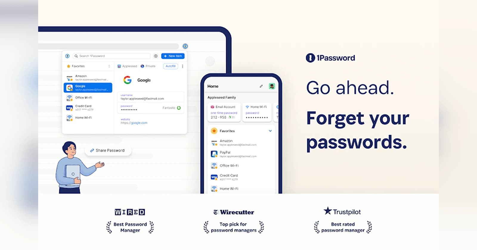 1Password AI Chrome Extension