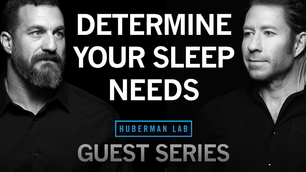 Dr. Matthew Walker: The Biology of Sleep & Your Unique Sleep Needs | Huberman Lab Guest Series