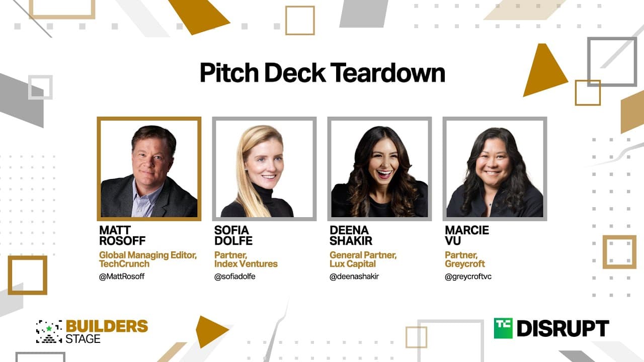 VCs offer live feedback on audience members' startup pitch decks | TechCrunch Disrupt 2024