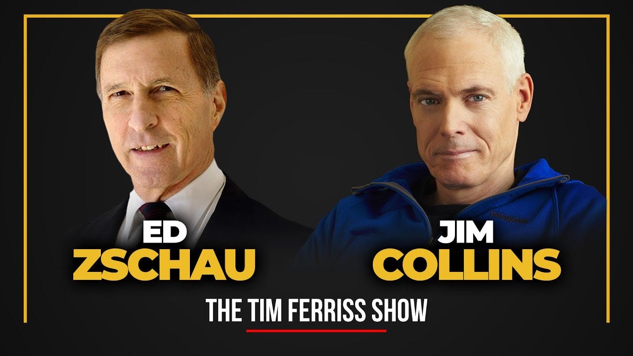 Jim Collins and Ed Zschau