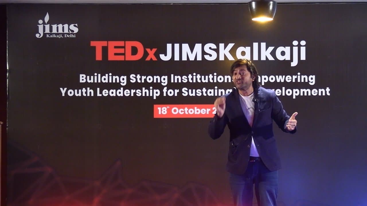 Youth Empowerment and Education | Rajneesh Tomar | TEDxJIMSKalkaji