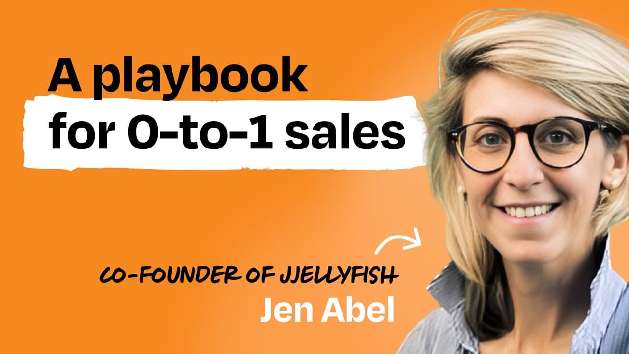 The ultimate guide to founder-led sales | Jen Abel (co-founder of JJELLYFISH)