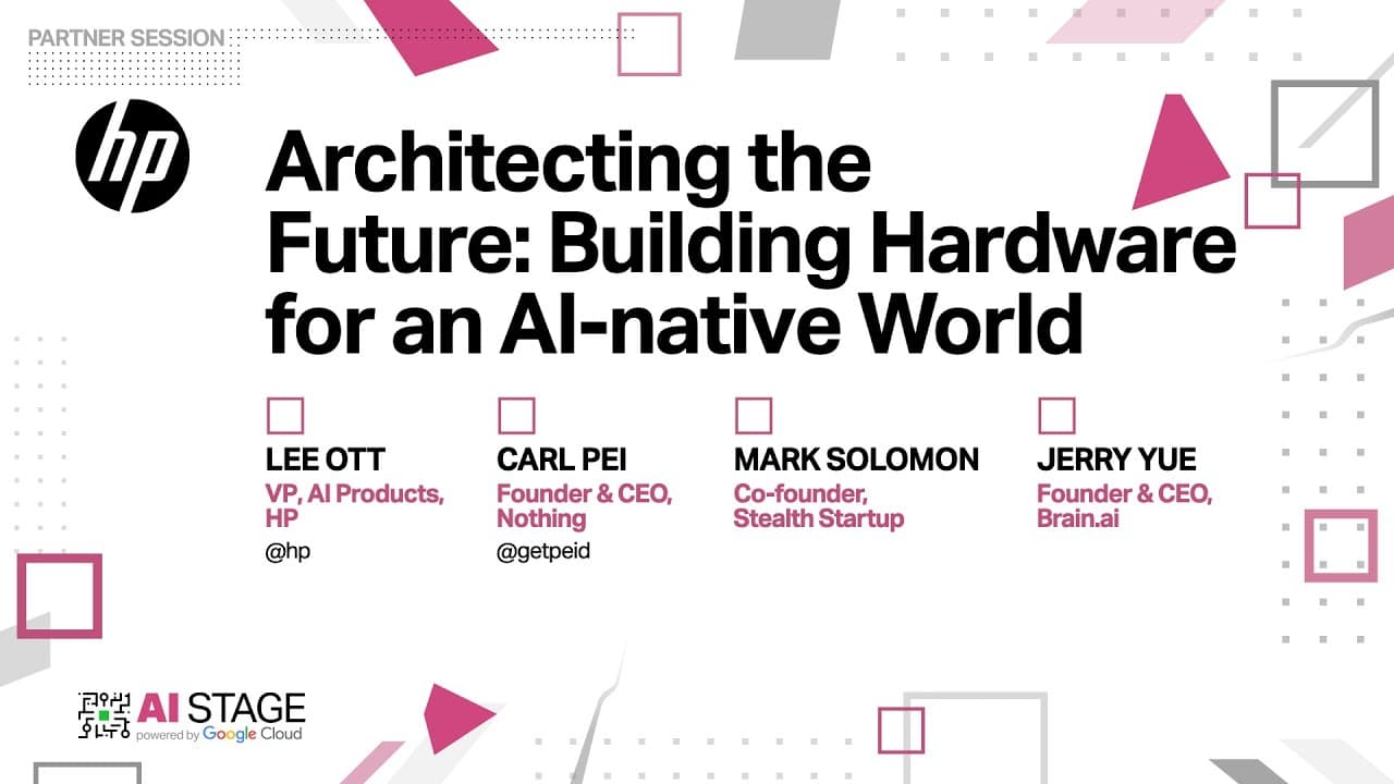 Architecting the Future: Building Hardware for an AI-Native World | TechCrunch Disrupt 2024