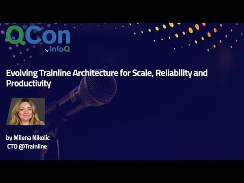 Evolving Trainline Architecture for Scale, Reliability and Productivity