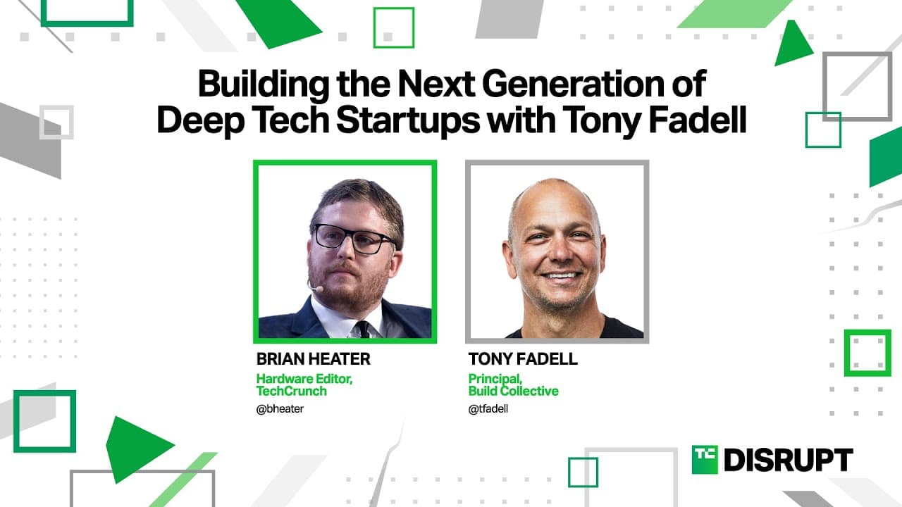 Nest founder Tony Fadell on next generation of promising deep tech startups | TC Disrupt 2024