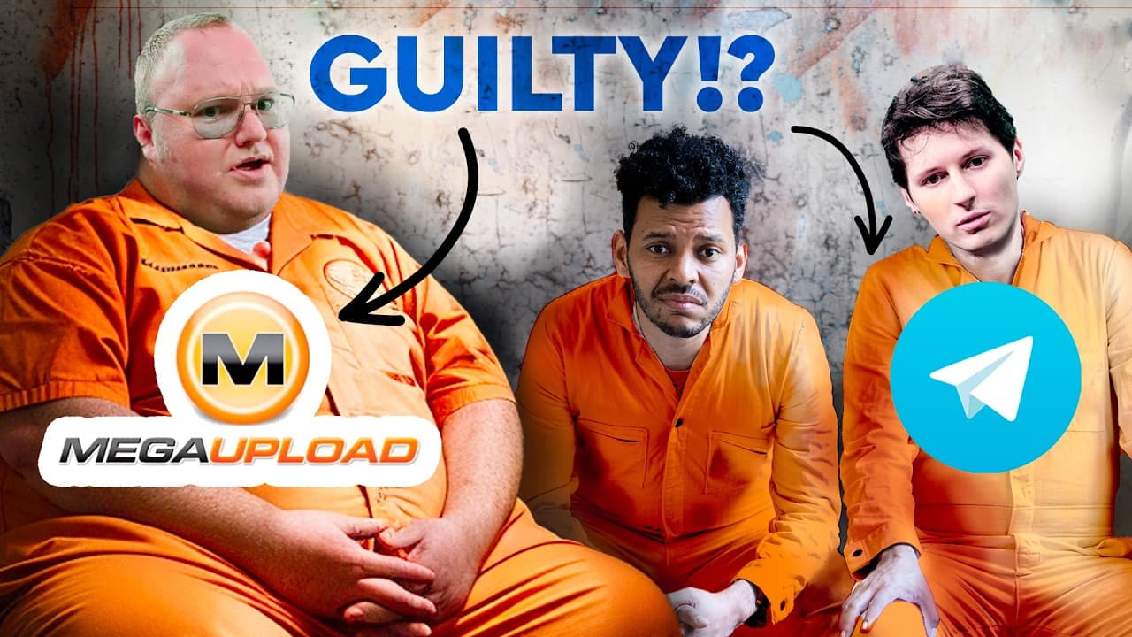 Going to Jail for Your Users: Megaupload and Telegram