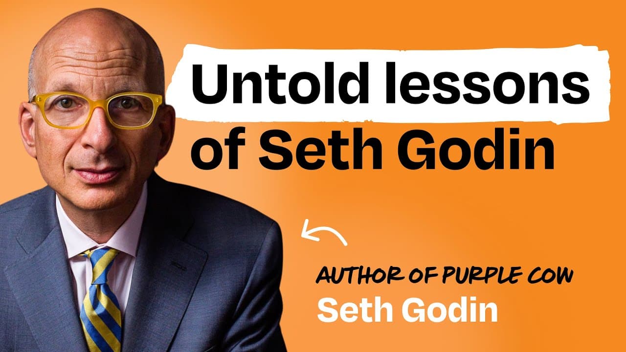 Seth Godin's best tactics for building remarkable products, strategies, brands and more