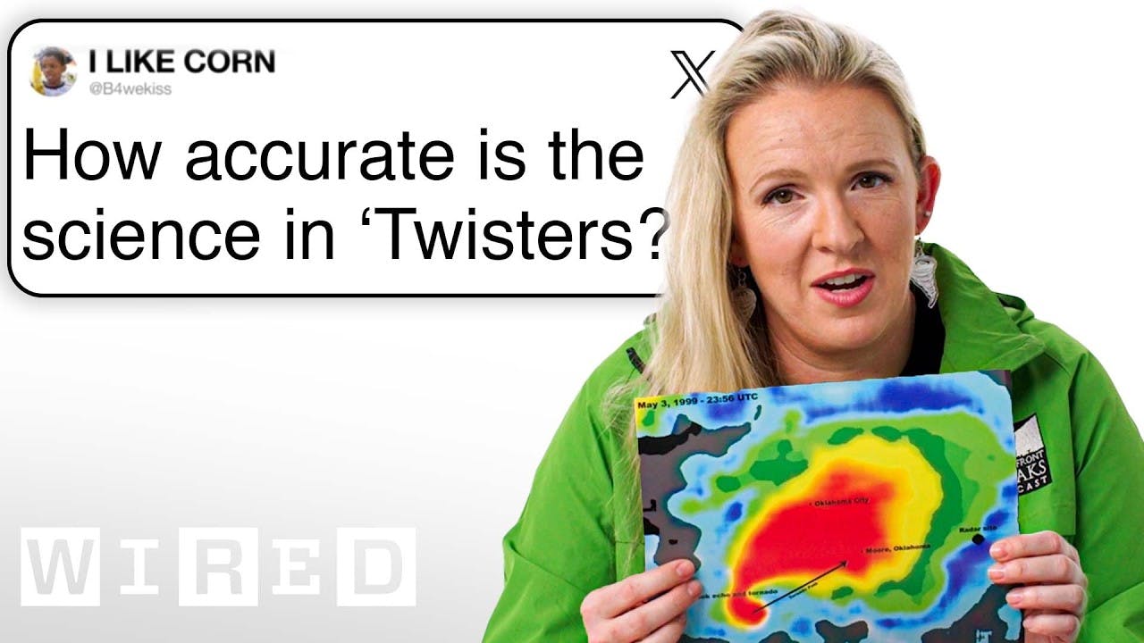 Stormchaser Answers Extreme Weather Questions From Twitter | Tech Support | WIRED
