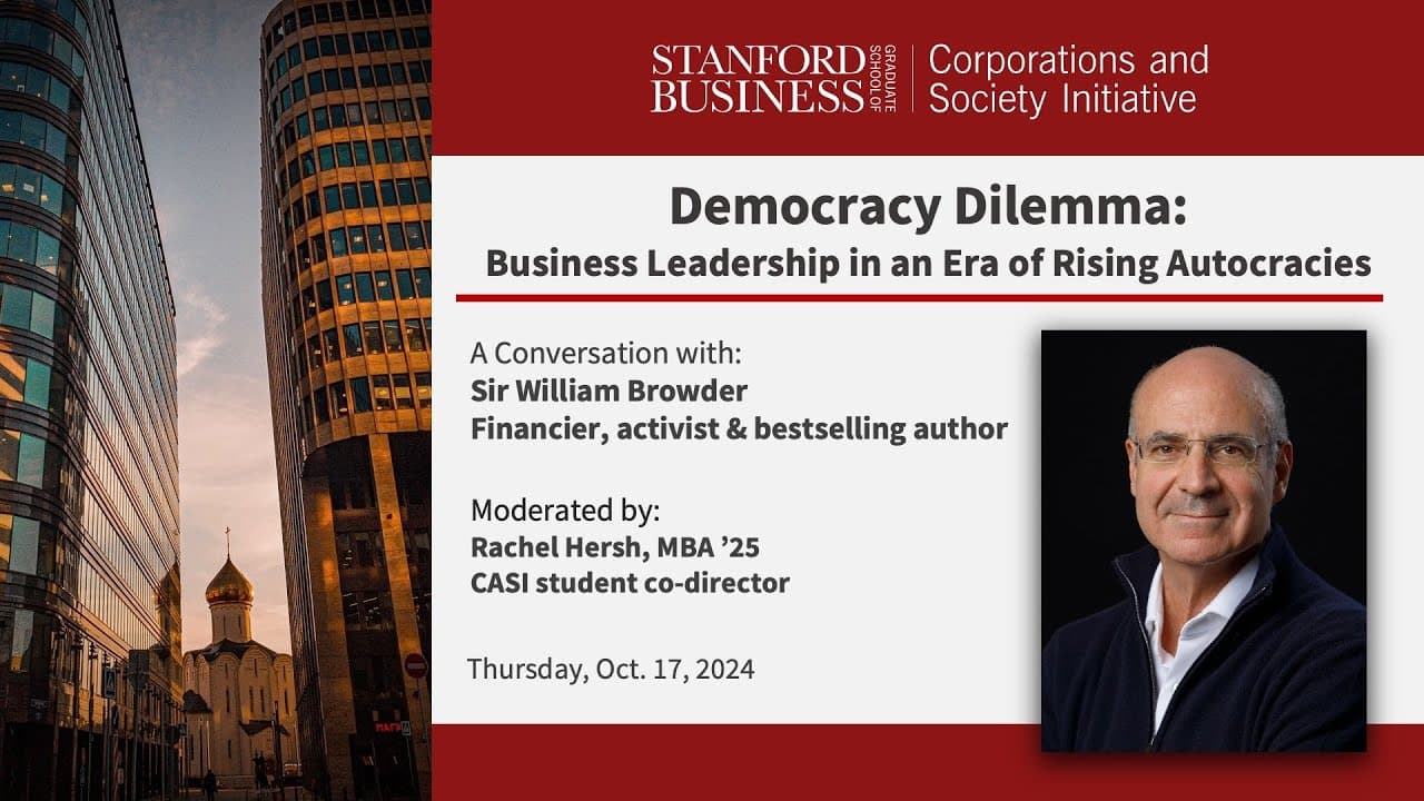 Democracy Dilemma: Business Leadership in an Era of Rising Autocracies