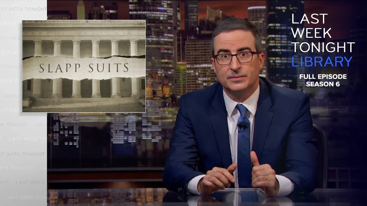 S6 E29: SLAPP Suits, Stupid Watergate II & Roger Stone: Last Week Tonight with John Oliver