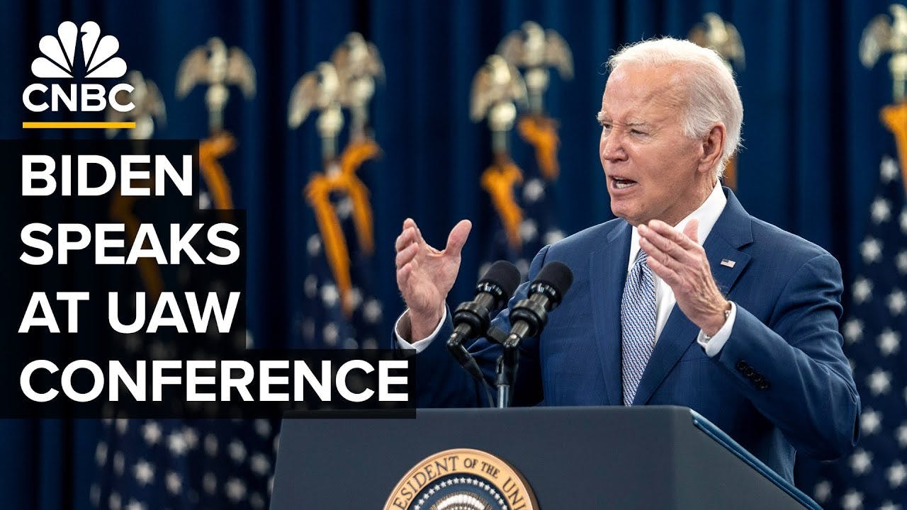 President Biden delivers remarks at United Auto Workers' conference — 1/24/2024