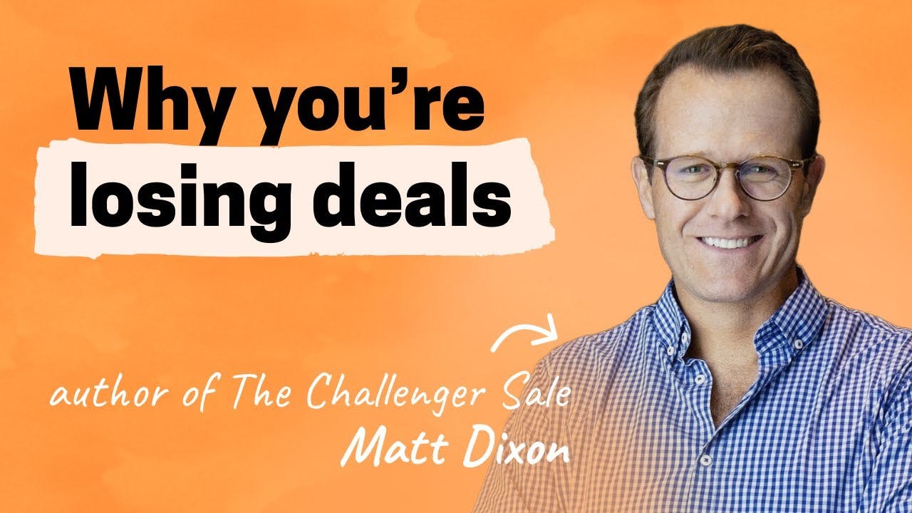 The surprising truth about what closes deals: Insights from 2.5m sales conversations | Matt Dixon
