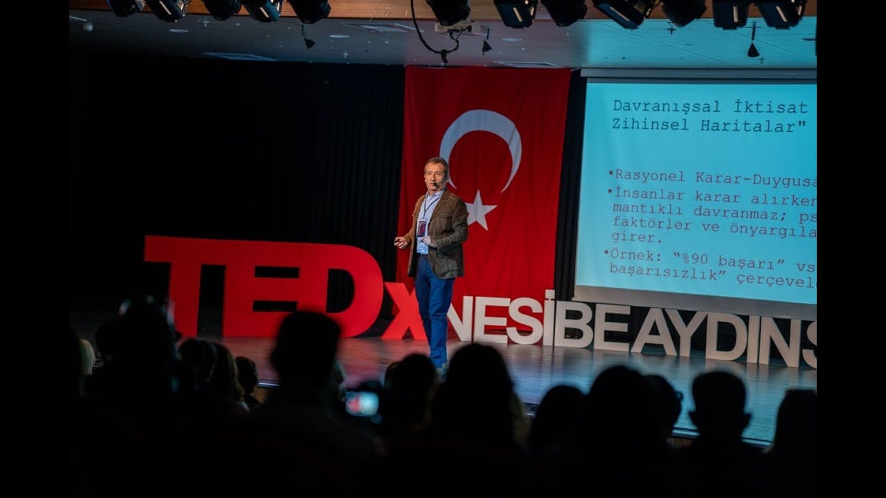 Zihinsel Haritalar ve Ekonomi İlişkisi | Dr.Turgay Bozoğlu | TEDxYouth@NesibeAydinKocaeli