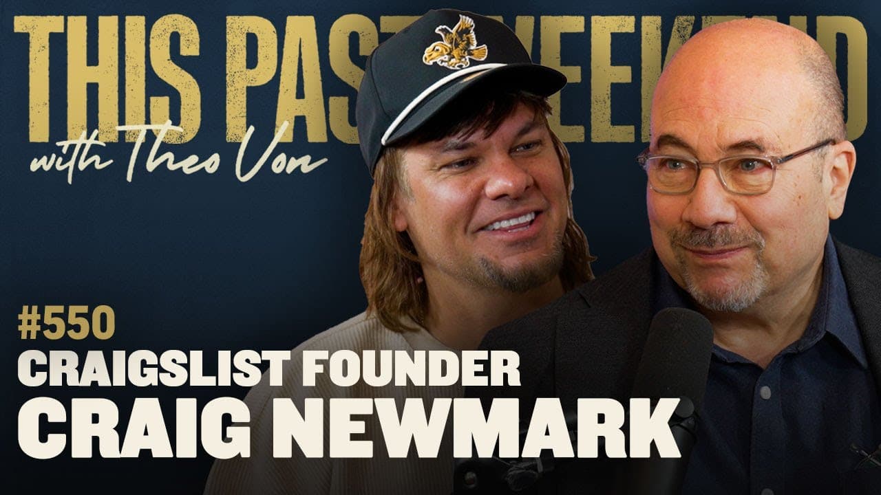 Craigslist Founder Craig Newmark | This Past Weekend w/ Theo Von 