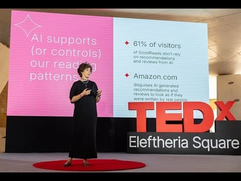 Impact of AI to literature | Galina Yuzefovich | TEDxEleftheriaSquare