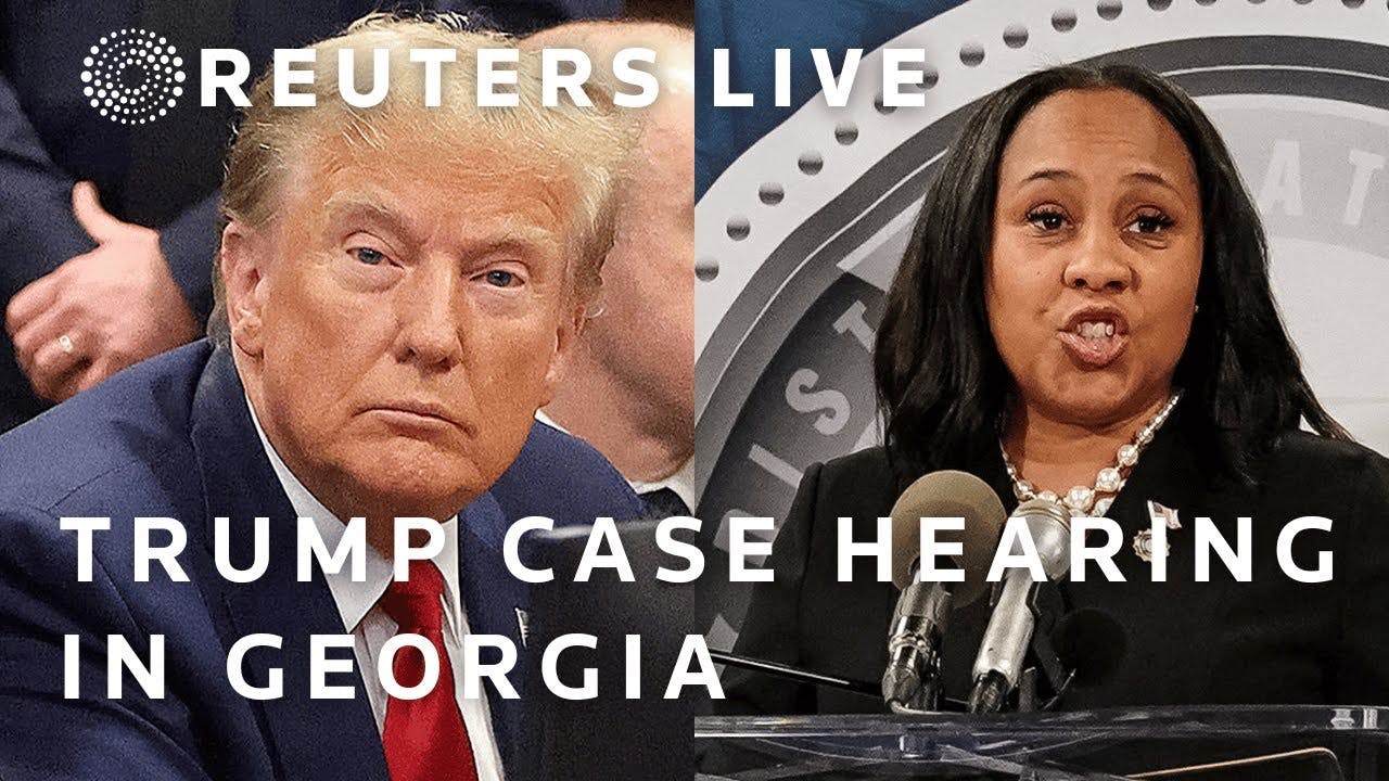 LIVE: Trump Georgia case hearing on district attorney Fani Willis misconduct claims