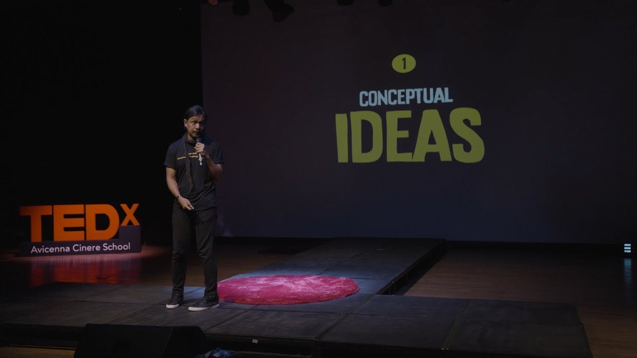 Creative Journey:The Art of Seeing People as Human Beings  | Dimas Djay | TEDxAvicenna Cinere School
