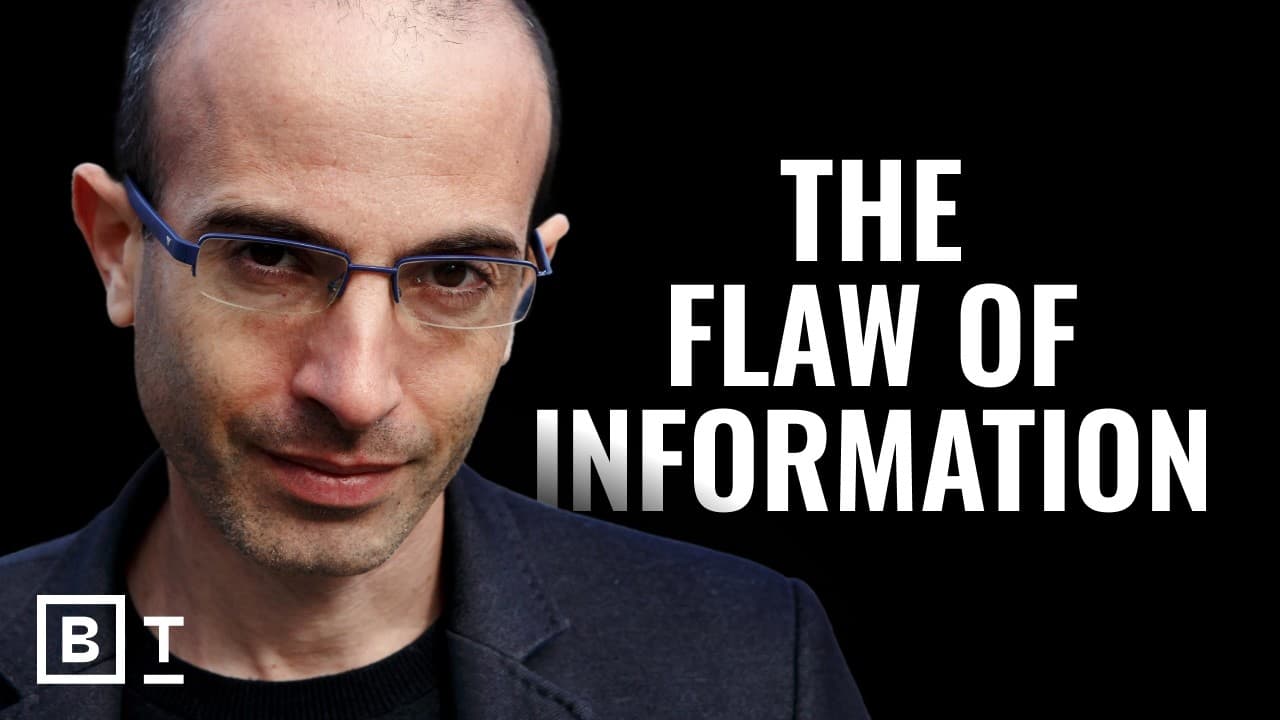 We can split the atom but not distinguish truth. Our information is failing  us | Yuval Noah Harari