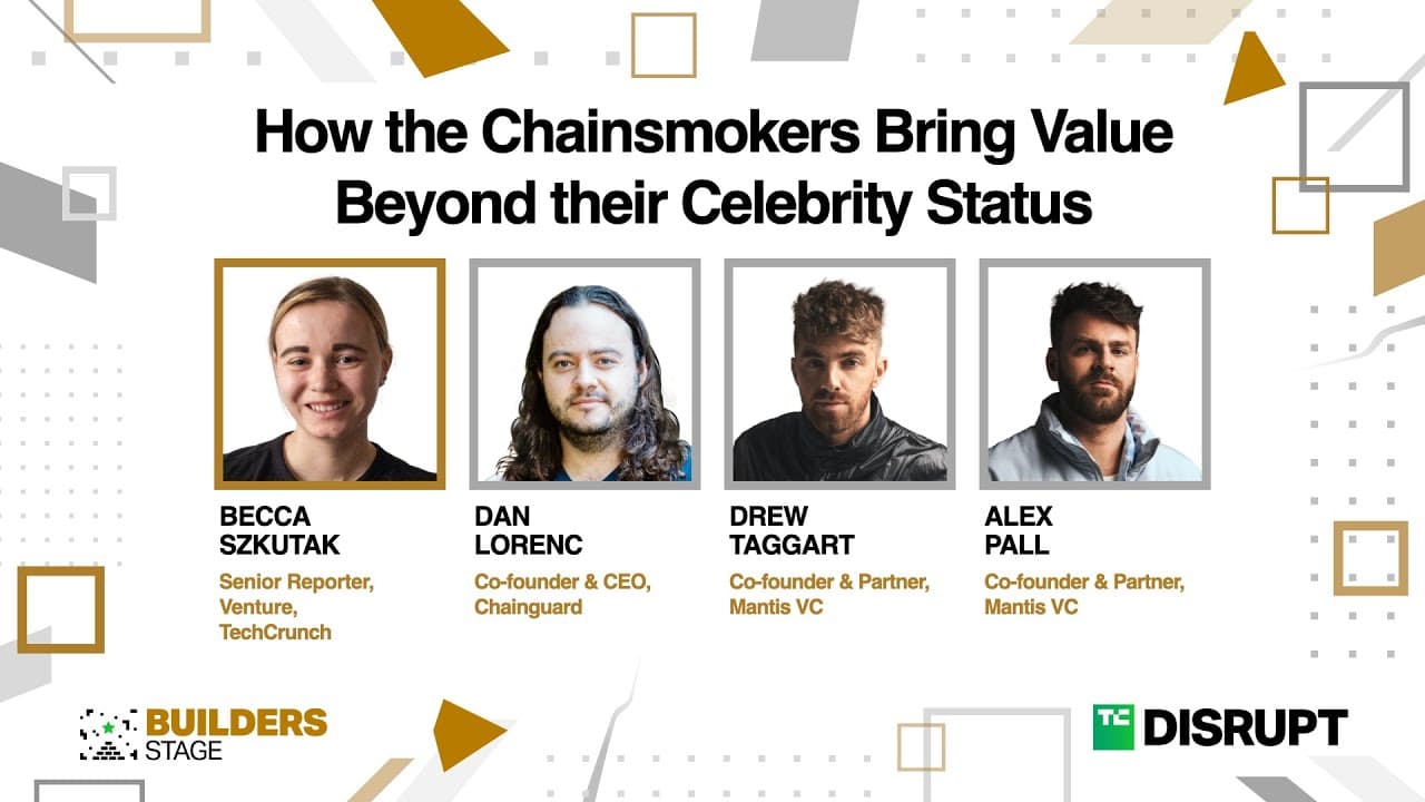 How The Chainsmokers built a fund that doesn't rely on their celebrity status | TC Disrupt 2024