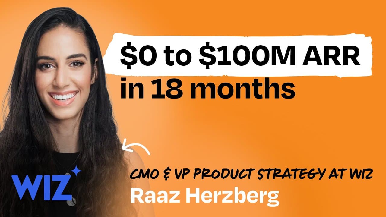 Building Wiz: the fastest-growing startup in history | Raaz Herzberg (CMO and VP Product Strategy)