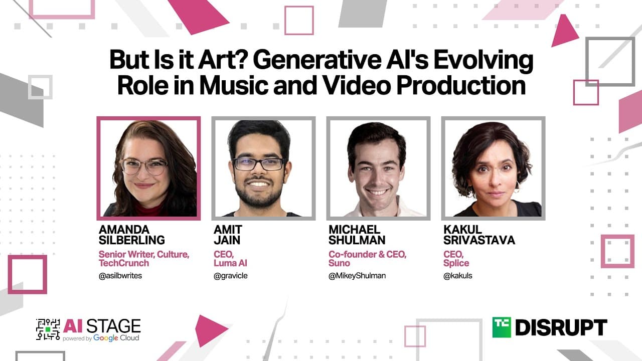 How to harness generative AI in music and video production without displacing artists | TC Disrupt24