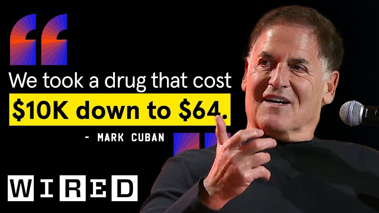 Battling Big Pharma: A Conversation with Mark Cuban | The Big Interview | WIRED