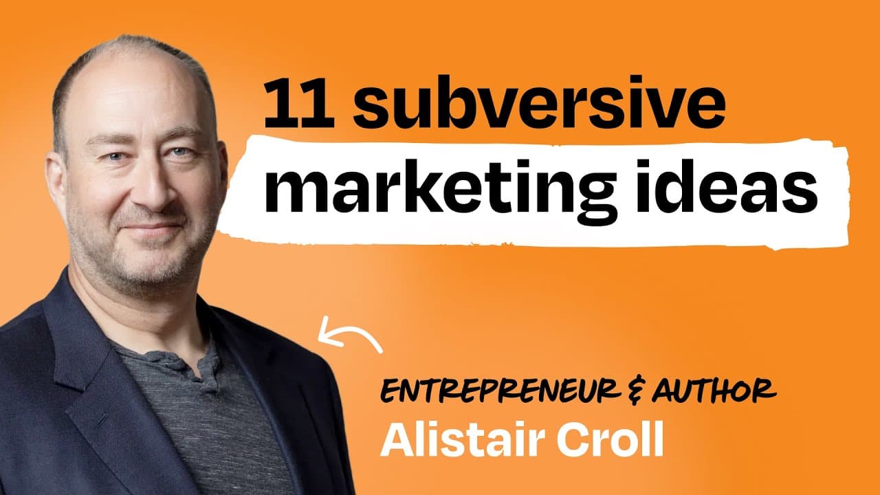 Just evil enough: Subversive marketing strategies for startups | Alistair Croll