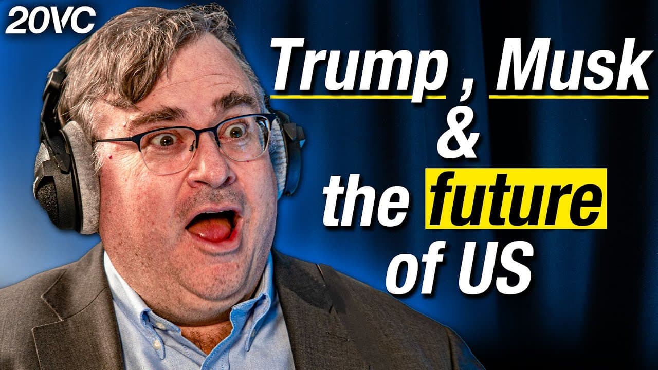 Reid Hoffman, LinkedIn & Paypal Founder: Trump Administration, Elon Musk and DOGE | E1239