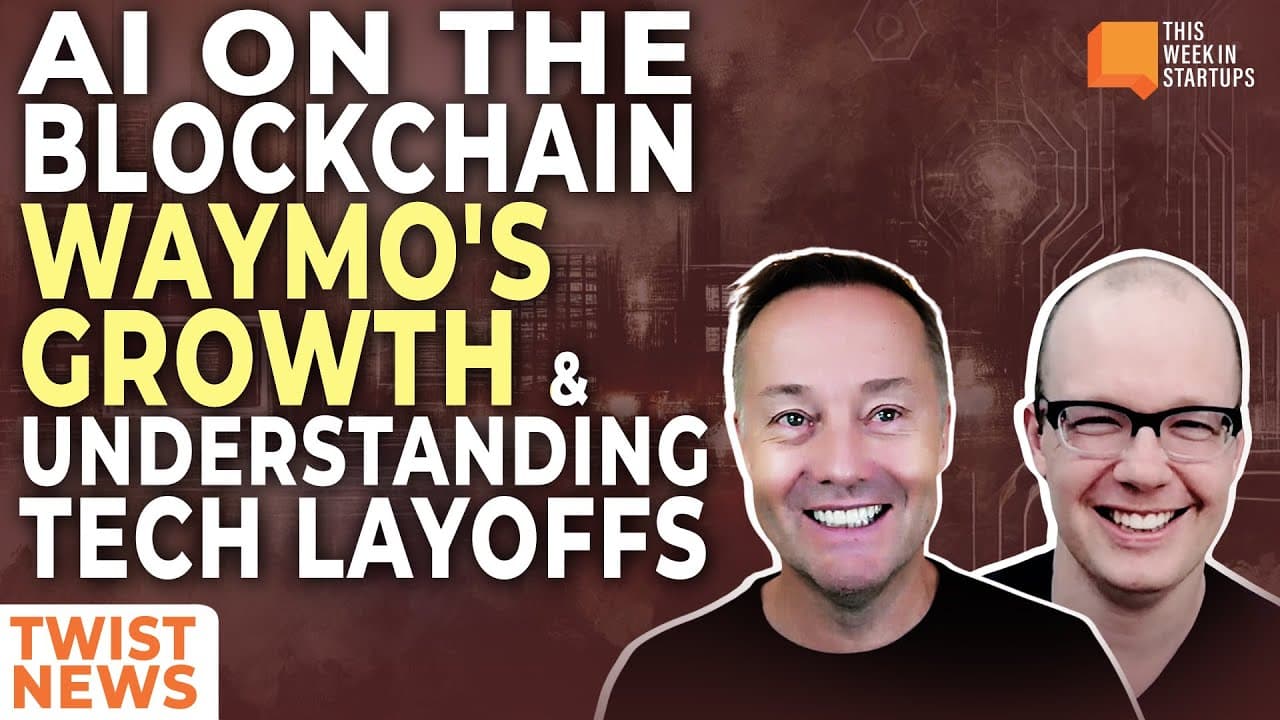AI on the blockchain, Waymo's rise, and the truth about tech layoffs | E1996